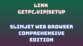 🔸Slimjet Web Browser😊 HOW TO INSTALL 💻PCLAPTOP TUTORIAL 2024 no charge🦄 [upl. by Biddick788]