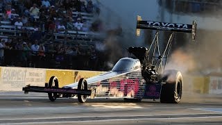 NHRA Top Fuel pilot Antron Brown scores the No 1 in Texas [upl. by Manvell]