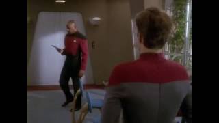 Star Trek  Capt Sisko interviews a cadet [upl. by Frangos383]