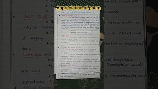 Appreciation of poem 25 Father Returning Homeclass12englishHSC Board Examyoutubeshortsviral [upl. by Moritz57]