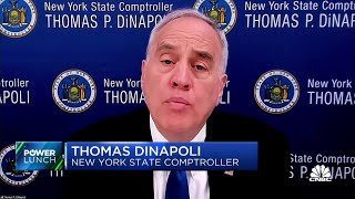 Wall Street bonuses fall to prepandemic levels says New York state comptroller Thomas DiNapoli [upl. by Ladew802]