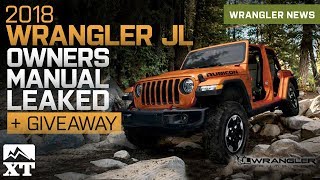 2018 Jeep Wrangler JL Owners Manual amp Guide Leaked [upl. by Ynnos199]