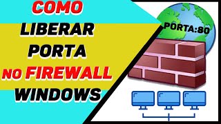 Como liberar uma porta no FIREWALL do Windows [upl. by Ozkum]