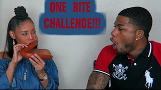 ONE BITE CHALLENGE HARDEST CHALLENGE EVER [upl. by Eelsnia]