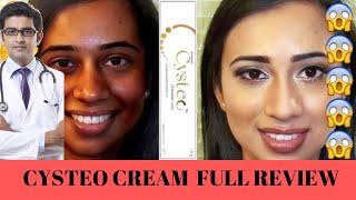 Cysteo Intensive Pigment Corrector Cream Review हायपरपिग्मेंटेशन का दर्द बायबाय🌟✨ CysteoMagic [upl. by Ellicec]