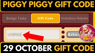 Piggy Piggy Daily Gift Code Today 29 October  Piggy Piggy Gift Code today [upl. by Nylessej]