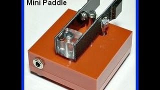 MK44 Mini CW Paddle for QRP amp Portable Operating [upl. by Moriyama]