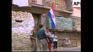 Bosnia Bihac amp Slunj Welcome CroatBosnian Troops [upl. by Norac393]