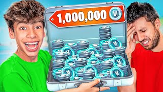 Winning 1000000 VBucks from my Dad [upl. by Ingaborg300]