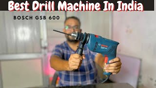 Bosch GSB 600 RE 13mm 600 watt corded drill machine unboxing amp review  best drill machine in india [upl. by Halette]