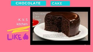 Air fryer eggless chocolate cake recipe [upl. by Llenrep58]