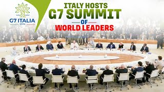 Live G7Summit 2024  PM Narendra Modi attends G7 Summit 2024  Italy  Remarks by World leaders [upl. by Nerag397]