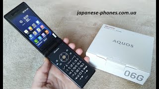 SHARP Aquos Keitai japanese button flip phone DoCoMo SH06G [upl. by Mmada469]