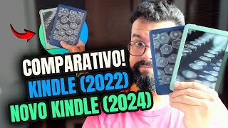 COMPARATIVO KINDLE 2022 AZUL E NOVO KINDLE 2024 VERDE [upl. by Eneleuqcaj]