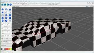 Car Modeling Tutorial  Texture Mapping  Part 2 of 5 [upl. by Bernarr]