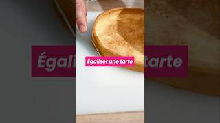 Egaliser une tarte  comment faire [upl. by Eilema]