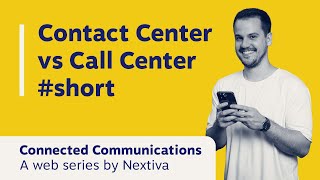 Contact Center vs Call Center [upl. by Terrej210]