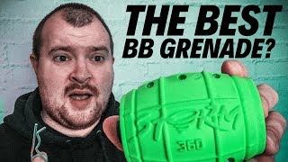 Storm 360 Grenade Review  BEST BB AIRSOFT GRENADE [upl. by Lyrad]