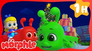 Orphle amp Morphles Christmas Snowmobile Race  Morphle TV  Food for Kids [upl. by Lilithe871]