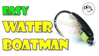 Fly Tying Tutorial An EFFECTIVE yet Easy Water Boatman [upl. by Rosario316]