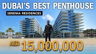 DUBAIS BEST PENTHOUSE FOR 15 MILLION  SERENIA at Palm Jumeirah  Property Vlog 9 [upl. by Drandell]