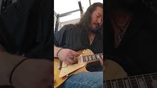 gibson les paul murphy lab 1954 all gold to blues cube hot [upl. by Revilo]