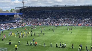 BIRMINGHAM ARE RELEGATED TO LEAGUE ONE Pitch Invasion [upl. by Waine]