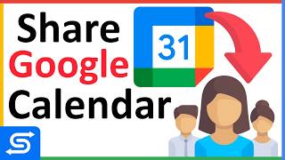 How to Share Google Calendar  Tutorial for Beginners [upl. by Calendra]