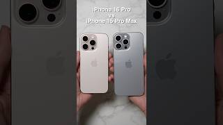 iPhone 16 Pro vs iPhone 15 Pro Max Camera Comparison [upl. by Leede223]