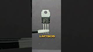 How To Make Adjustable Voltage Regulator Using 7805 zaferyildiz shorts short diy viral led [upl. by Gemperle]