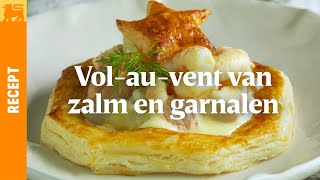 Volauvent van zalm en garnalen [upl. by Dow]