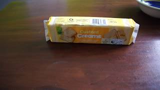 Woolworths Custard Cream biscuit review [upl. by Pihc]