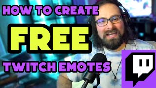 Create FREE Twitch Emotes Quick and Easy [upl. by Atsiuqal]