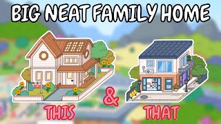 Big Family Home  Neat Street Apartment Furniture 🪴Toca Boca House Ideas 😍 TOCA GIRLZ [upl. by Yecaj680]