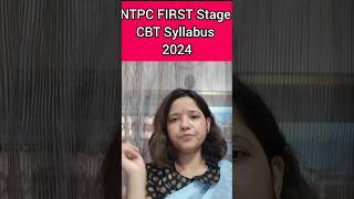 RRB ntpc syllabus 2024 [upl. by Juetta]