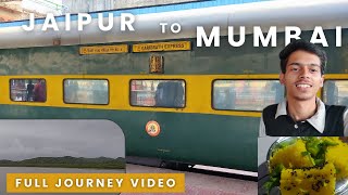 Journey in Mumbais Monsoon  12215 Bandra Garib Rath Express  mumbai [upl. by Annot]