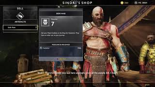 God of war 4  100 Walkthrough  Part 6  Fafnirs Storeroom  Give Me God of War [upl. by Hnahym]