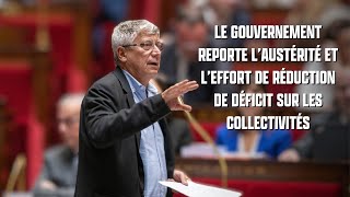 Le gouvernement rejette laustérité sur le collectivités territoriales [upl. by Mendelsohn824]