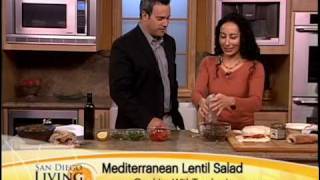 Mediterranean Lentil Salad recipe using Trader Joes [upl. by Pulchia]