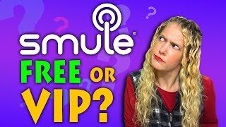 Explained Free VS VIP Membership on the Smule Sing Karaoke App [upl. by Akessej]