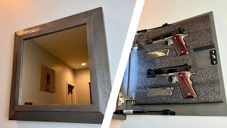 DIY Concealment Mirror  Picture Frame [upl. by Nilhsa]