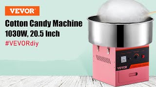 VEVOR Commercial Cotton Candy Machine  Meet Your Commercial Demands [upl. by Notnats696]