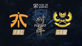 Fnatic x Marines Fase de Grupos  Dia 1  Mundial 2017 [upl. by Templa640]