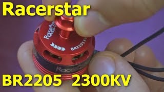 Racerstar BR2205 2300KV  Brushless Motor Unboxing Specs [upl. by Eanat962]