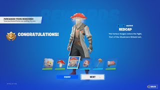 How To COMPLETE ALL REFER A FRIEND QUESTS in Fortnite Free Redcap Skin [upl. by Dnalyram]