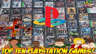 Top 10 Sony Playstation One Games The Great YoVideogames Debate [upl. by Asiruam641]