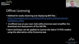 Zebra DevTalk  Community Day  A Practical Guide to Zebra License Installation  October 2020 [upl. by Lach]