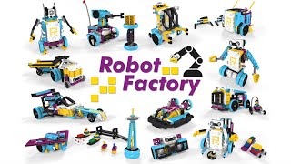 Lego Education Robot Factory curriculums Spike Prime set 45678 [upl. by Aikrahs61]