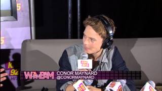 Conor Maynard with Dave Blezard at KiSS 925 WHAM BAM 2012 [upl. by Hausmann413]