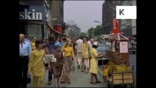 Late 1960s Kings Road Fashion Shopping 35mm Archive Footage [upl. by Attenna]